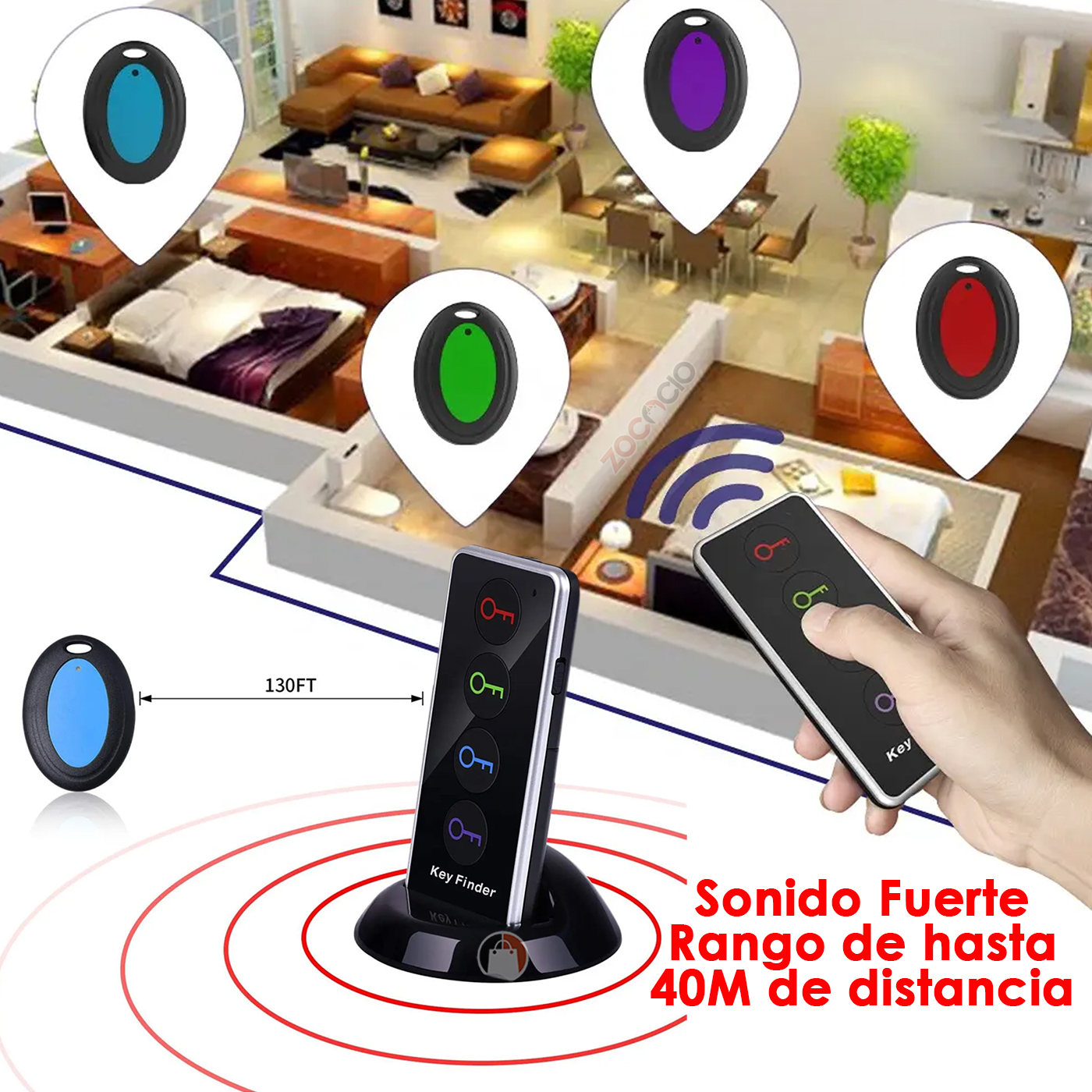 Buscador Localizador De Llaves Y Objetos